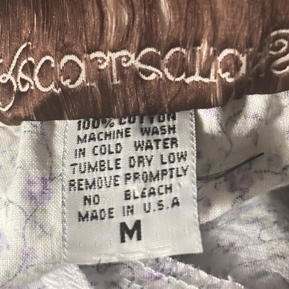 Recollections Renaissance TradWife Cosplay Floral Ruffled Skirt 100% Cotton - Picture 5 of 11